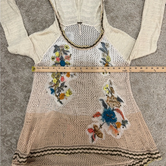 Free People Ivory Open-Knit Top - Picture 9 of 11